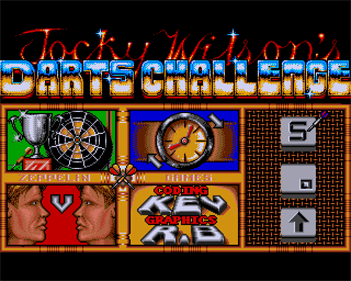 Jocky Wilson's Darts Challenge - Screenshot - Game Title Image