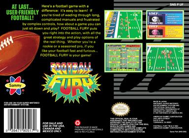Football Fury - Box - Back Image