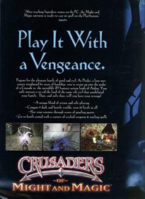 Crusaders of Might and Magic - Advertisement Flyer - Front Image