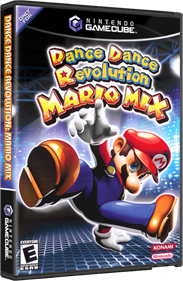 Dance Dance Revolution: Mario Mix - Box - 3D Image