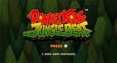 Donkey Kong: Jungle Beat - Screenshot - Game Title Image