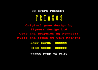 Triaxos  - Screenshot - Game Title Image