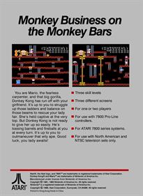 Donkey Kong - Box - Back - Reconstructed Image