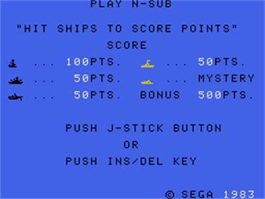 N-Sub - Screenshot - Game Title Image