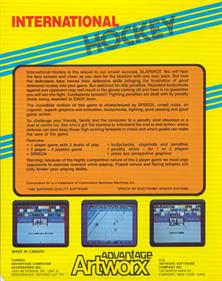 International Hockey - Box - Back Image