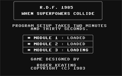 RDF 1985: When Superpowers Collide - Screenshot - Game Title Image