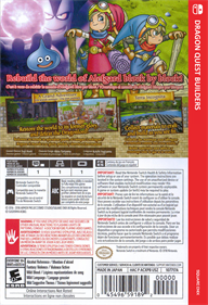 Dragon Quest Builders - Box - Back Image