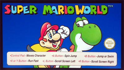 Super Mario World - Arcade - Marquee Image