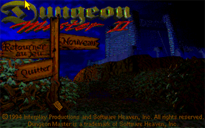 Dungeon Master II: The Legend of Skullkeep - Screenshot - Game Title Image