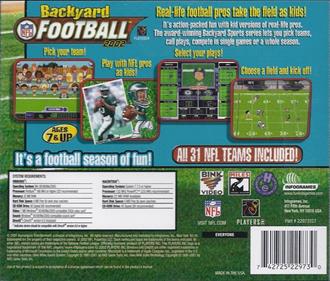 Backyard Football 2002 - Box - Back Image