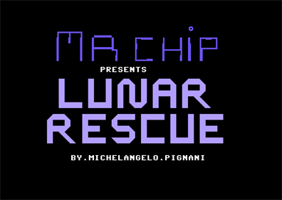 Lunar Rescue - Screenshot - Game Title Image