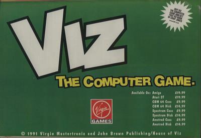 Viz: The Game - Advertisement Flyer - Front Image