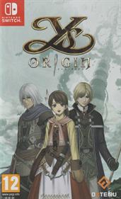 Ys Origin - Box - Front Image