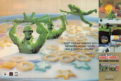 Army Men: Sarge's Heroes - Advertisement Flyer - Back Image