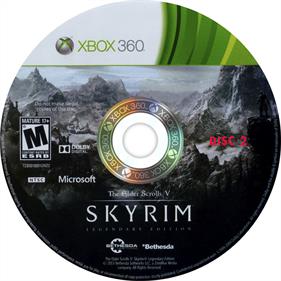 The Elder Scrolls V: Skyrim Legendary Edition - Disc Image