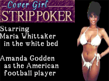 Cover Girl Strip Poker - Screenshot - Game Title Image