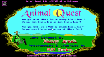 Animal Quest - Screenshot - Game Title Image