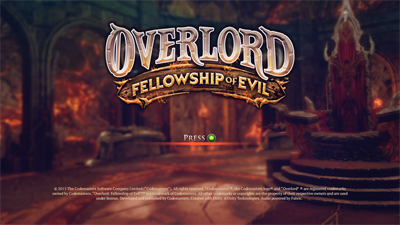 Overlord: Fellowship of Evil - Screenshot - Game Title Image