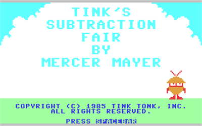Subtraction With the Tink Tonks - Screenshot - Game Title Image
