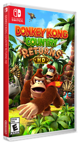 Donkey Kong Country Returns HD - Box - 3D Image