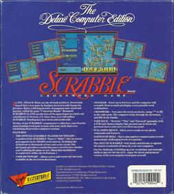 Scrabble: The Deluxe Computer Edition - Box - Back Image