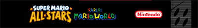 Super Mario All-Stars / Super Mario World - Box - Spine Image