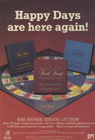 Trivial Pursuit: The Computer Game: Baby Boomer Edition - Advertisement Flyer - Front Image