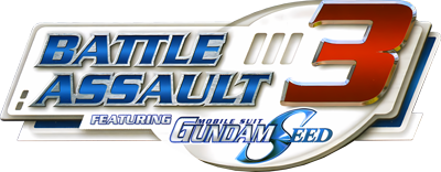 Battle Assault 3 featuring Gundam Seed - Clear Logo Image