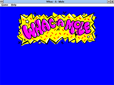 Whac-A-Mole - Screenshot - Game Title Image