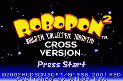 Robopon 2: Cross Version - Screenshot - Game Title Image