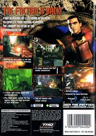 Red Faction II - Box - Back Image