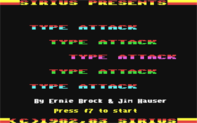 Type Attack - Screenshot - Game Title Image