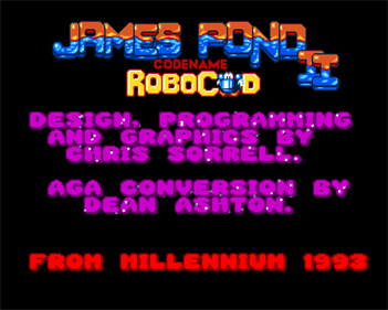 James Pond 2: RoboCod - Screenshot - Game Title Image