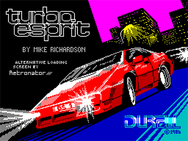 Turbo Esprit - Screenshot - Game Title Image