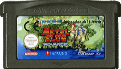 Metal Slug Advance - Cart - Front Image