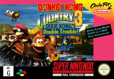 Donkey Kong Country 3: Dixie Kong's Double Trouble! - Box - Front Image