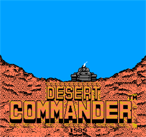 Desert Commander - Screenshot - Game Title Image