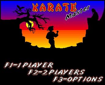 Karate Master - Screenshot - Game Title Image