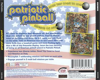 Patriotic Pinball - Box - Back Image