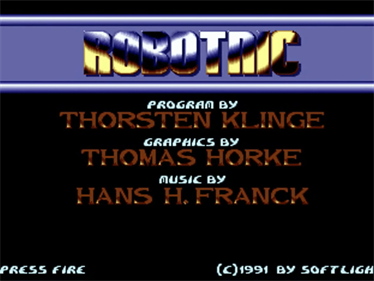 Robotnic - Screenshot - Game Title Image