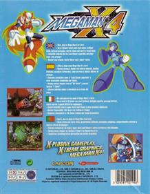 Mega Man X4 - Box - Back Image