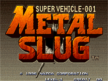 Metal Slug: Super Vehicle-001 - Screenshot - Game Title Image