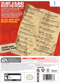 Rock Band: Track Pack: Volume 2 - Box - Back Image