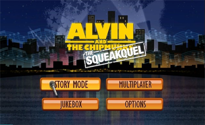 Alvin and the Chipmunks: The Squeakquel - Screenshot - Game Title Image