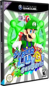 Super Luigi Sunshine - Box - 3D Image