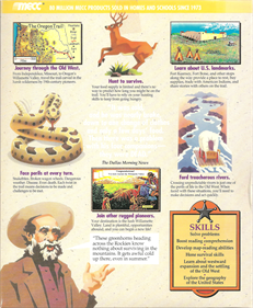 The Oregon Trail Deluxe - Box - Back Image