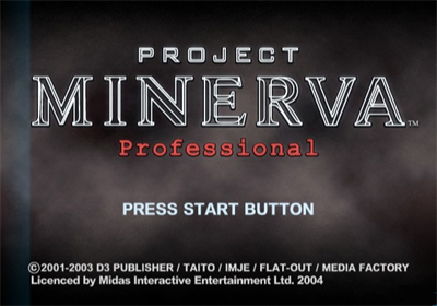 Project Minerva Professional - Screenshot - Game Title Image