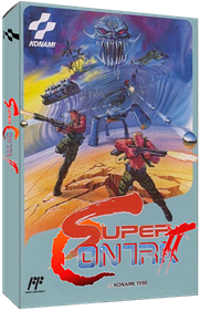 Super Contra II - Box - 3D Image