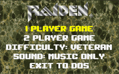 Raiden - Screenshot - Game Title Image