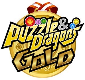 Puzzles & Dragons Gold - Clear Logo Image